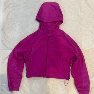 Lululemon Pink Cropped Windbreaker